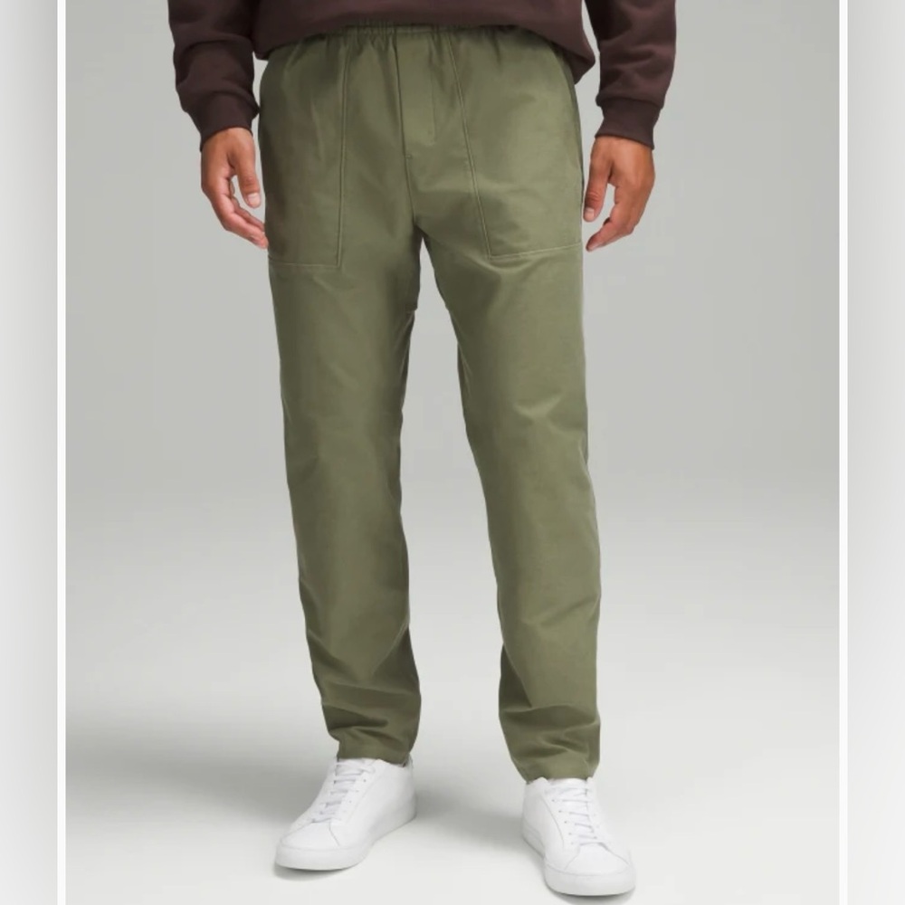 Lululemon Men's Bowline Utilitech Grey Sage Pants (Size Small)